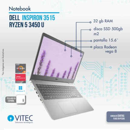 Notebook Dell INSPIRON 3515 - Ryzen 5