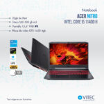 Notebook Acer NITRO - Intel Core i5 11400 h