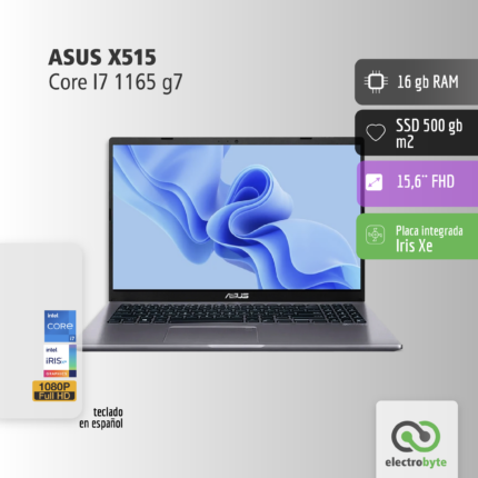 Notebook Asus X515- Core I7 11va