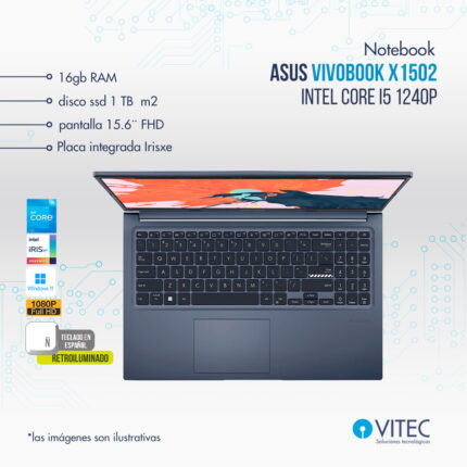 Asus vivobook x1502 - Core i5 12TH
