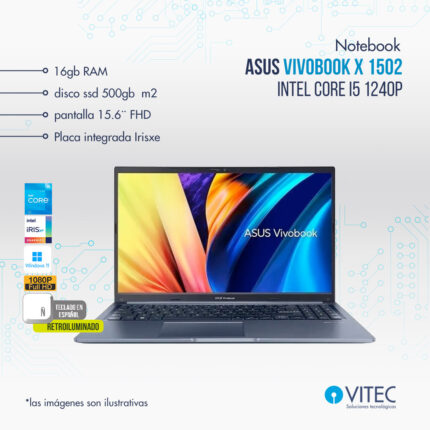 Asus vivobook x1502 - Core i5 12TH