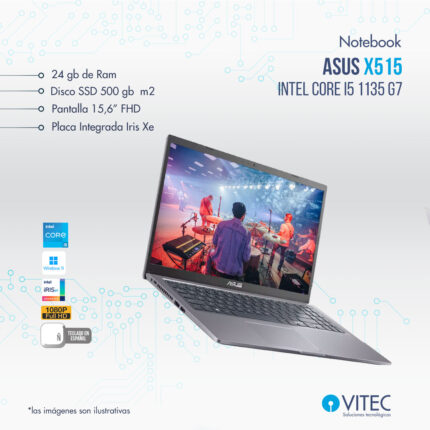 Notebook Asus X515 - Core I5 11va