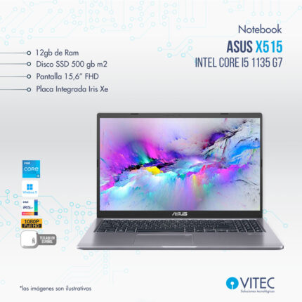 Notebook Asus X515 - Core I5 11va