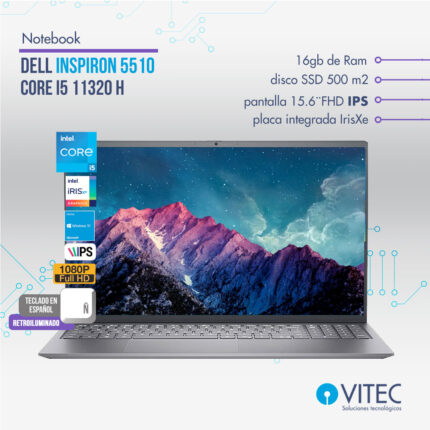 Notebook Dell 5510 - Core i5 11va