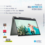 Notebook 2 en 1 Dell Inspiron 7415 TOUCH - Ryzen 5 5500 u