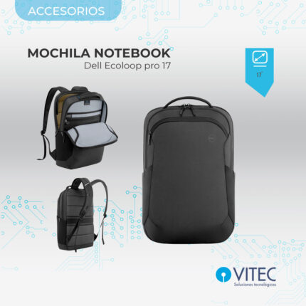 Mochila porta notebook Dell Ecoloop pro 17