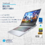 Notebook Dell G15 Intel core i7 11Th