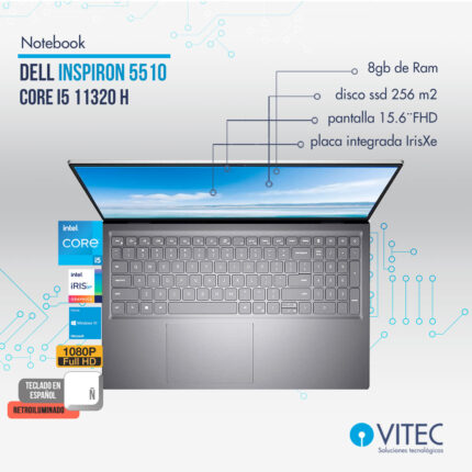 Notebook Dell 5510 - Core i5 11va