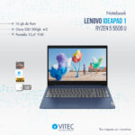 Notebook Lenovo IDEAPAD 1 - Ryzen 5 5500 u
