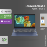 Notebook Lenovo IDEAPAD 1 - Ryzen 7 5700 u