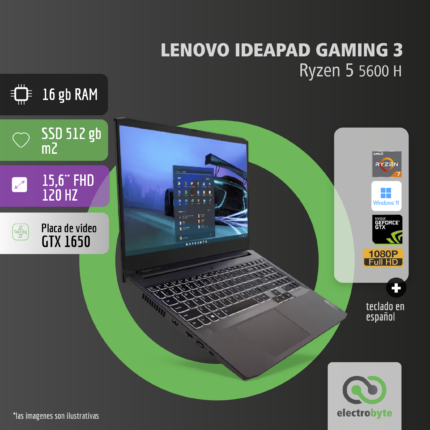 Notebook Lenovo IDEAPAD GAMING 3 - Ryzen 5
