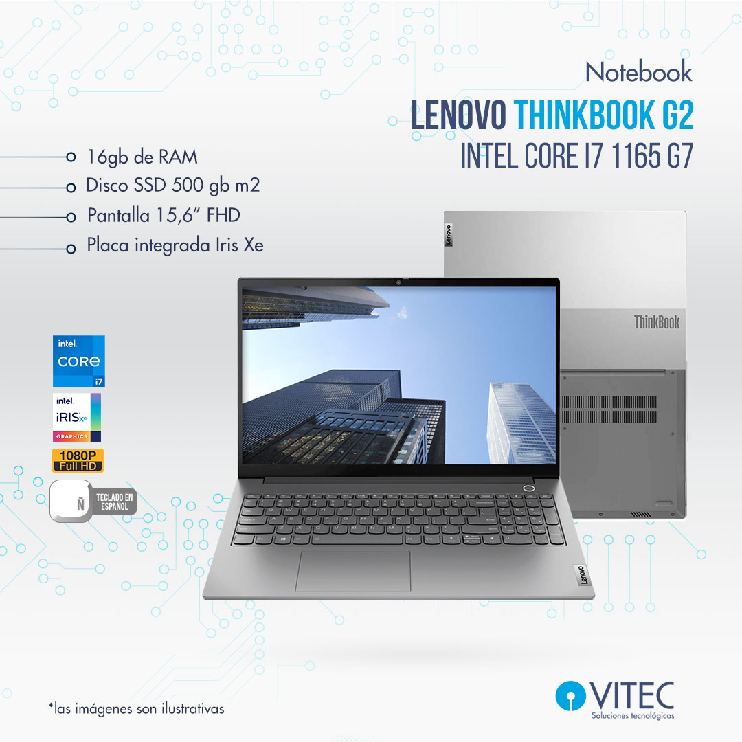 Lenovo-Thinkbook-1.jpg Notebook Lenovo THINKBOOK Gen 2 - Core i7 11va - Image 1