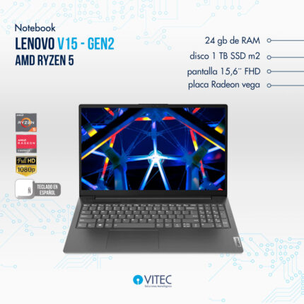 Notebook Lenovo V15 Gen2 - Ryzen 5