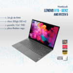 Notebook Lenovo V15 Gen2 - Ryzen 5