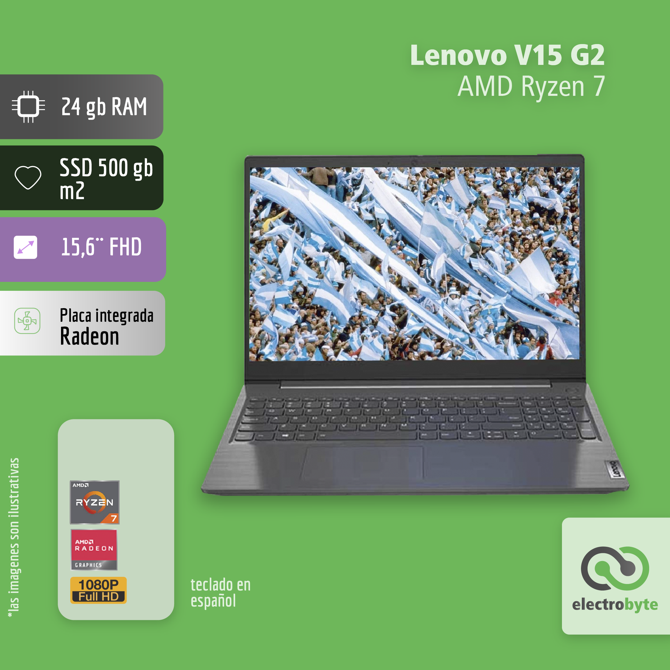 Lenovo v15-29 Notebook Lenovo V15 Gen2 - Ryzen 7 - Image 1