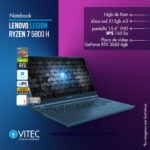 Notebook Lenovo LEGION 5 - Ryzen 7 5800H