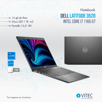 Notebook Dell LATITUDE 3520 - Core i7 11va