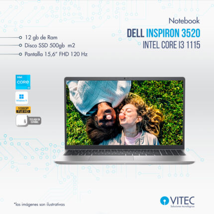 Dell Inspiron 3520 - Intel Core i3 1115