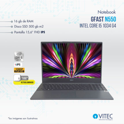 GFAST N550 - Intel Core i5 10 TH - ENVÍO GRATIS + FUNDA de regalo
