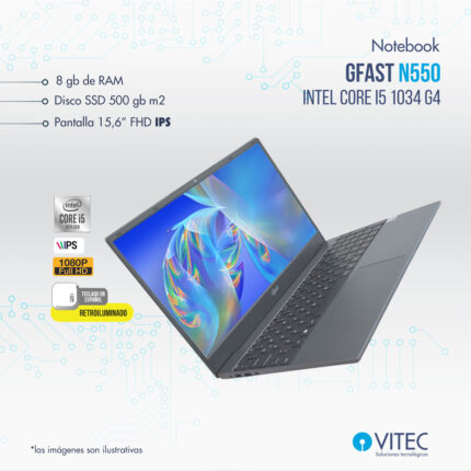 GFAST N550 - Intel Core i5 10 TH - ENVÍO GRATIS + FUNDA de regalo