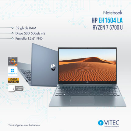 HP Pavilion eh 1504la - Ryzen 7
