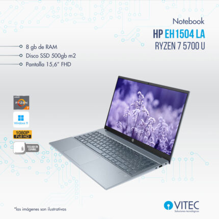 HP Pavilion eh 1504la - Ryzen 7