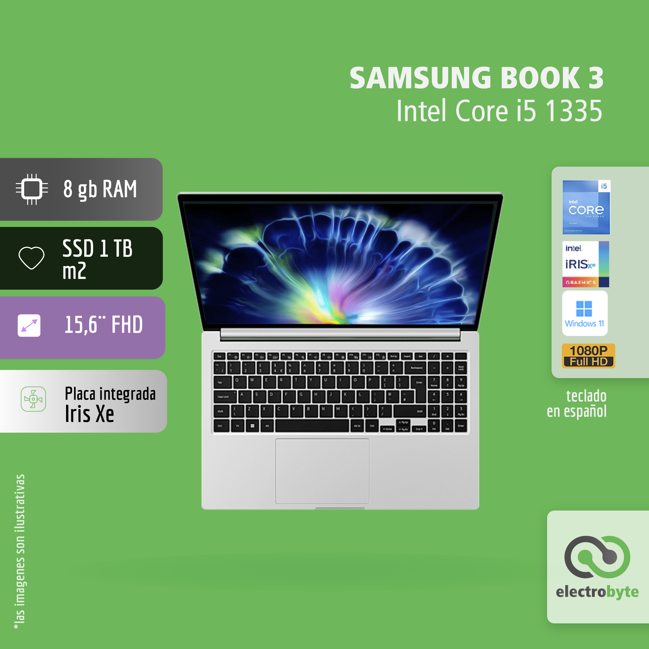 samsung book_Mesa de trabajo 1-01 Notebook samsung book 3 - Intel core i5 1335 - Image 1