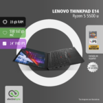 Notebook Lenovo THINKPAD E14 - Ryzen 5 5500 U+FUNDA DE REGALO
