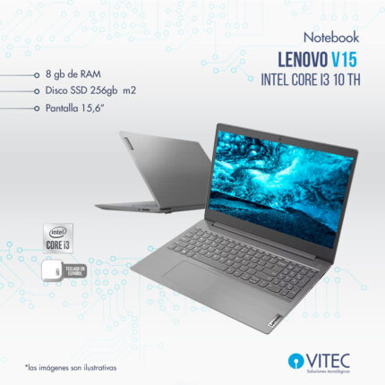 Notebook Lenovo v15 - Core i3 10 TH