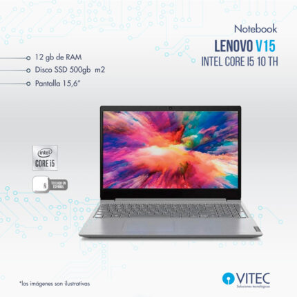 Notebook Lenovo v15 - Core i5 10 TH