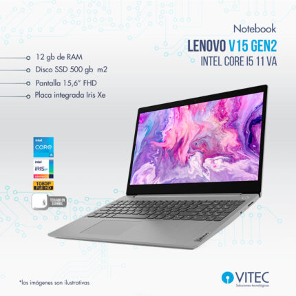 Notebook Lenovo V15 Gen2 - Core i5 11va