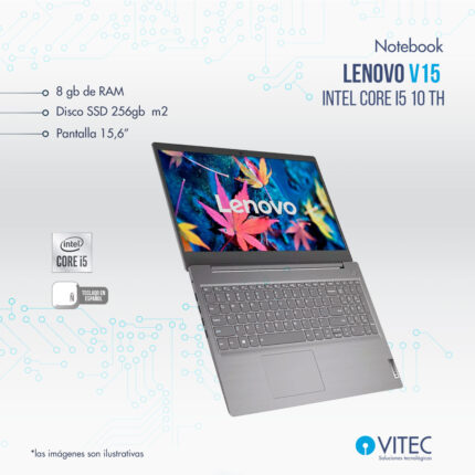 Notebook Lenovo v15 - Core i5 10 TH