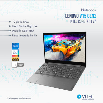 Notebook Lenovo V15 Gen2 - core i7 11va