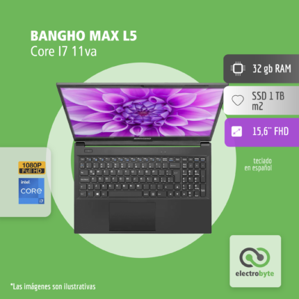 Notebook Bangho MAX - core i7 1195