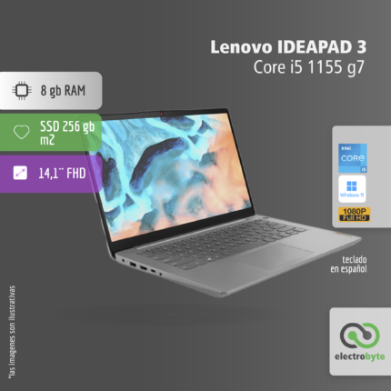 Notebook Lenovo Ideapad 3 - core i5 1155 g7