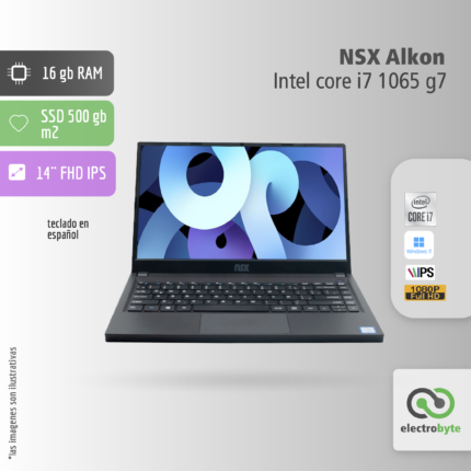 Notebook NSX Alkon- Core i7 1065g7+ Mouse de REGALO