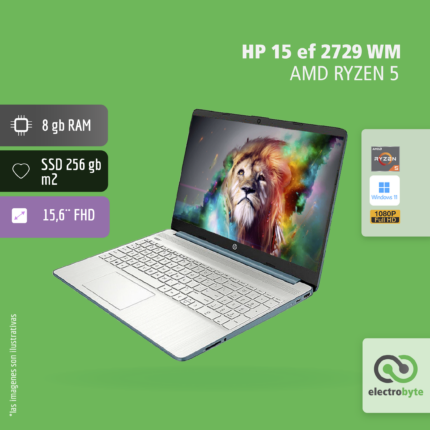Notebook HP 15 15-ef2729-wm AMD Ryzen 5
