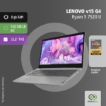 Notebook Lenovo V15 Gen 4- AMD Ryzen 5  7520u