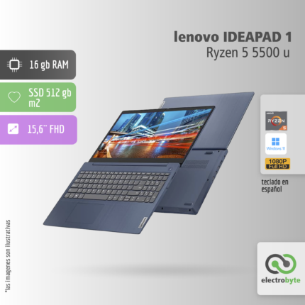 Notebook Lenovo IdeaPad 1 15ALC7-Ryzen 5 5500