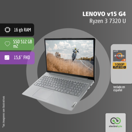 Notebook Lenovo V15 G4 AMN-AMD Ryzen 3 7320U