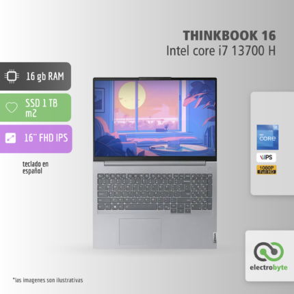 Notebook Lenovo THINKBOOK 16 G6 IRL-Intel Core i7-13700H