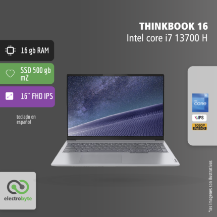 Notebook Lenovo THINKBOOK 16 G6 IRL-Intel Core i7-13700H