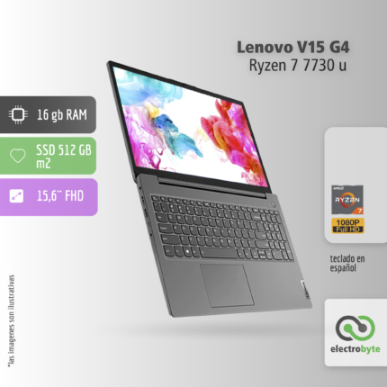Notebook  Lenovo V15 G4 ABP -Ryzen 7 7730u