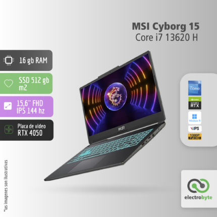 Notebook MSI Cyborg 15 A13VE-218 Gaming-Core i7-13620H