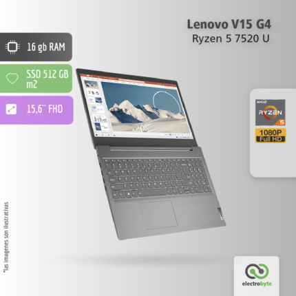 Notebook  Lenovo  V15 G4 AMN-   AMD Ryzen 5 7520U