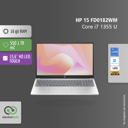 Notebook HP -15 FD0182WM- Intel Core i7 1355U