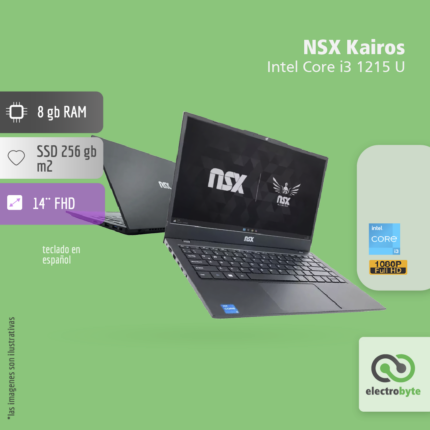 Notebook NSX KAIROS-Intel Core i3 1215U + MOCHILA DE REGALO