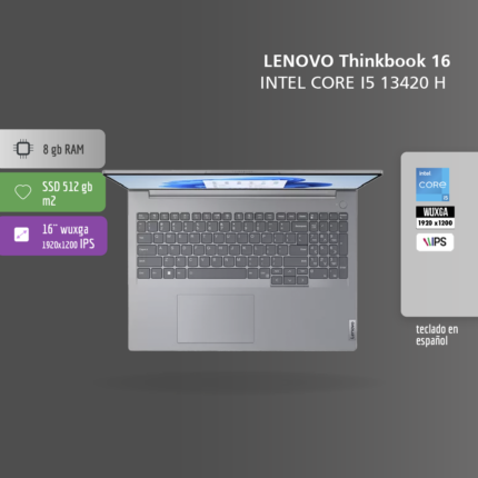 Notebook Lenovo ThinkBook 16 G6 IRL-Intel Core i5-13420H
